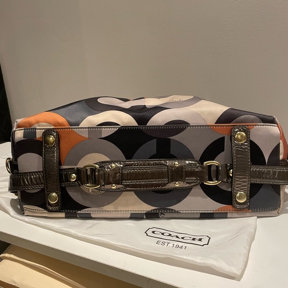 Y2K Coach limited edition Madison Graphic Op Art Sabrina Satchel Shoulder bag - Picture 3 of 8